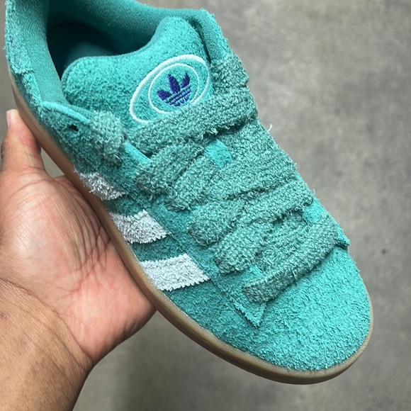 WMNS ADIDAS ORIGINALS
CAMPUS 00s TEAL PURPLE NEON GUM SHOES SNEAKERS WOMAN 7PM - Picture 8 of 9